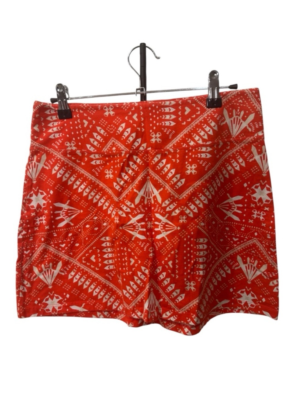 Patagonia Tidal orange and white patterned skirt women’s size S